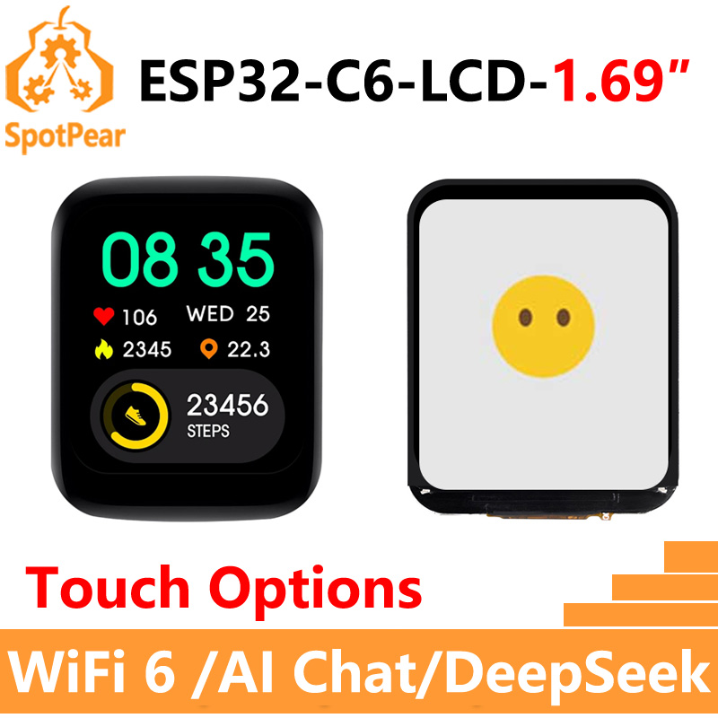 Waveshare Esp32 - Waveshare ESP32-C6 1,69-дюймовый сенсорный ЖК-дисплей с