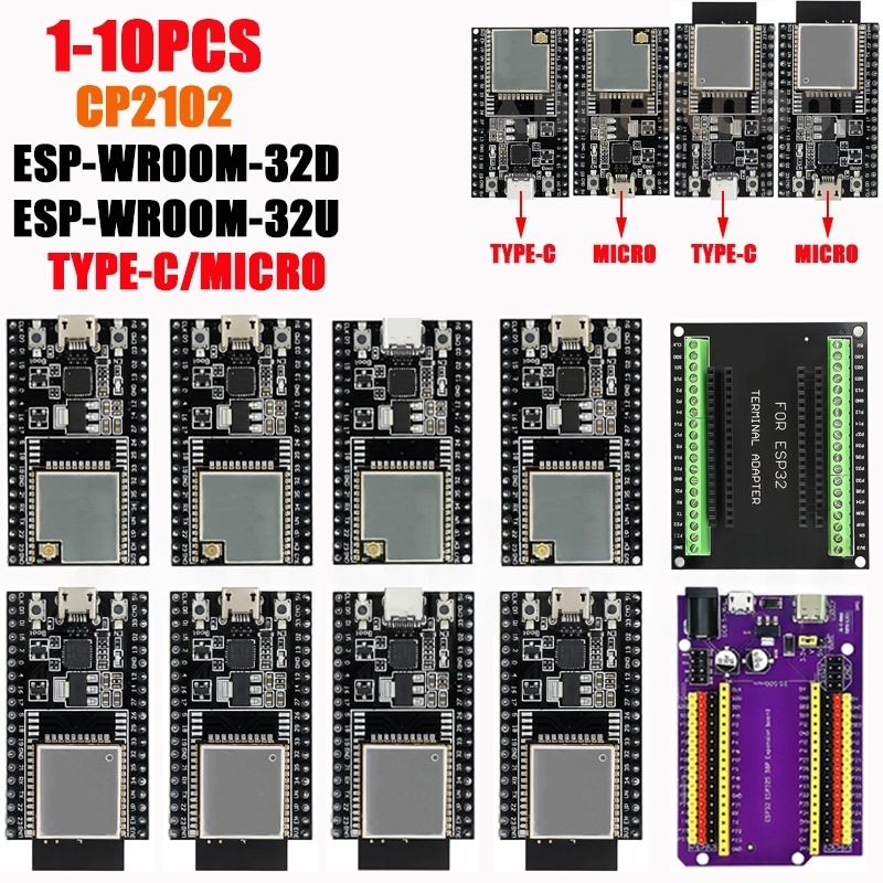 Nodemcu 32S - 1-10 шт. основная плата ESP32-DevKitC TYPE-C/MICRO