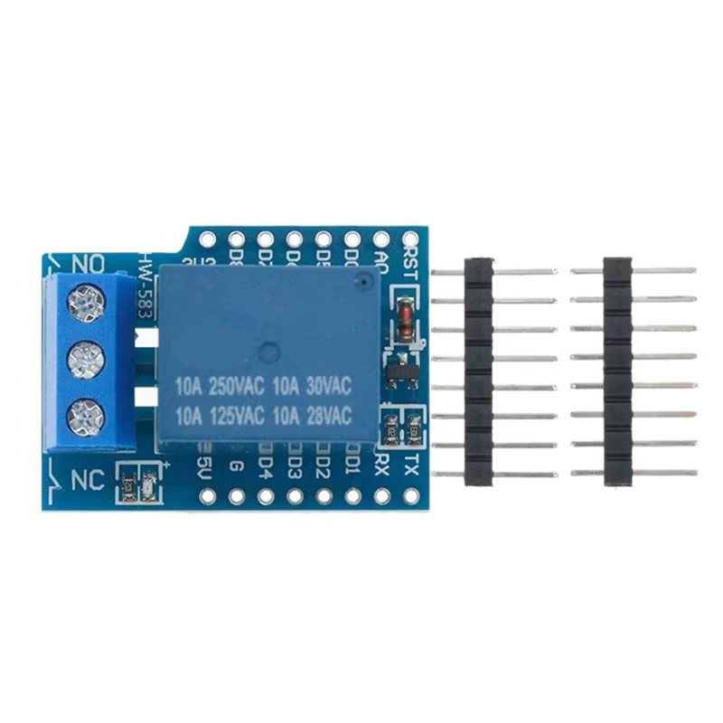 Wemos D1 Mini - AS95-Одноканальный релейный модуль Wemos D1 Mini