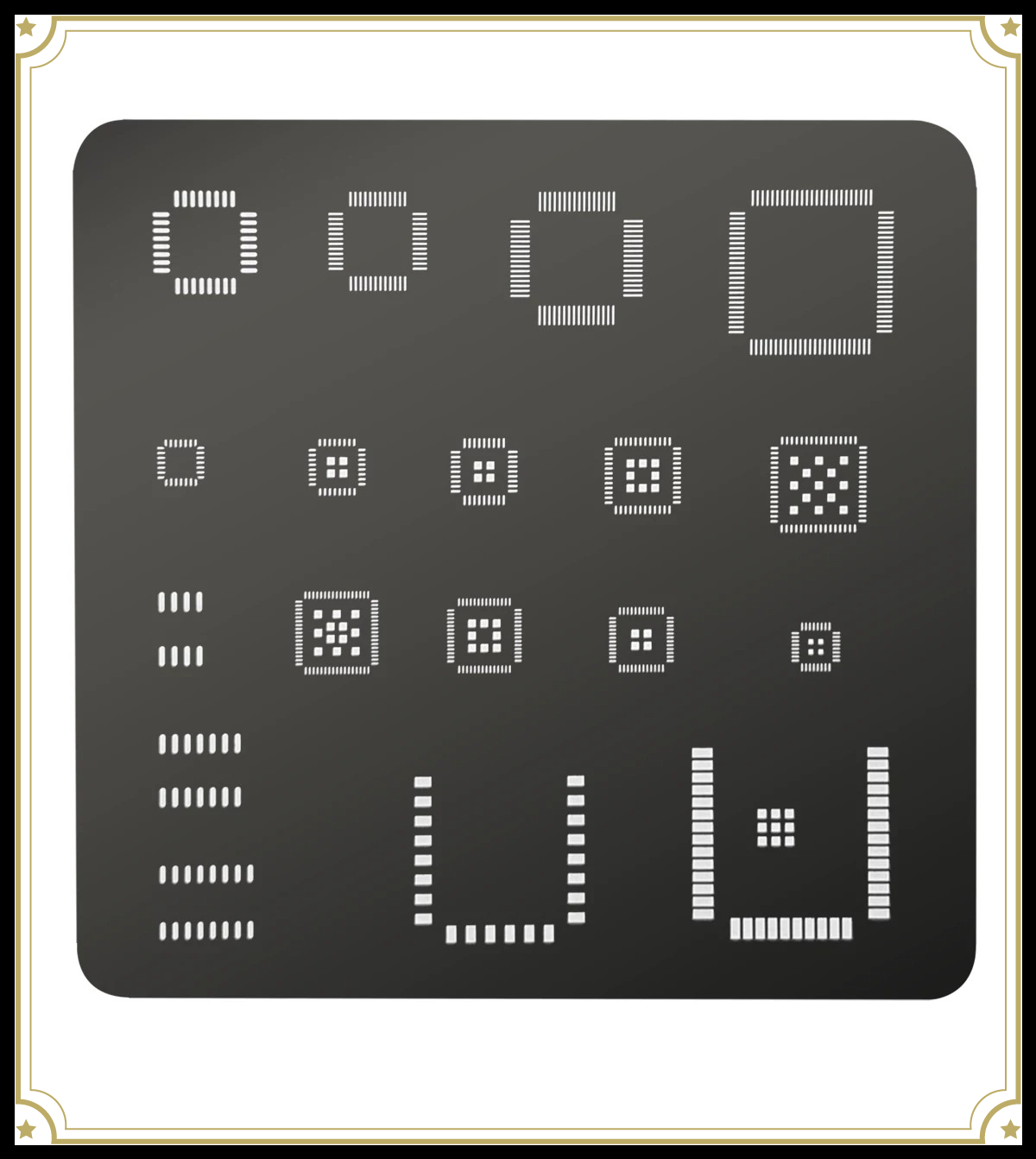 Doit Esp32 - Универсальный трафарет для микросхем QFP QFN
