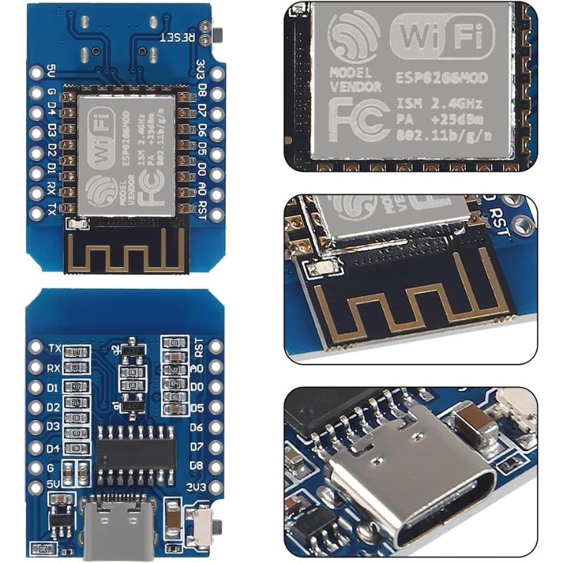Nodemcuv2 - ESP8266 ESP-12F MINI D1 NodeMCU Макетная