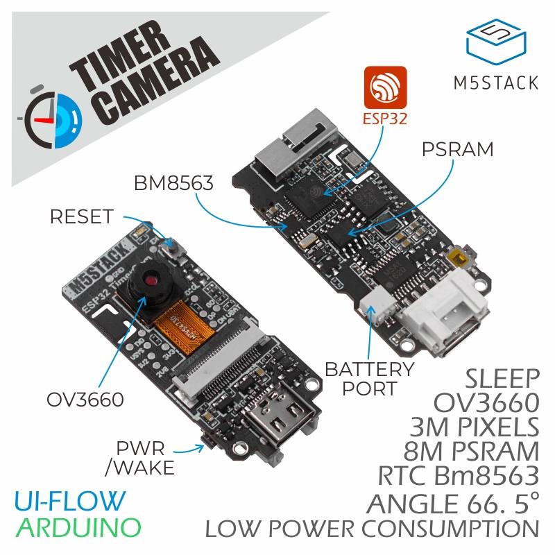 M5Stack - Официальная камера с таймером M5Stack ESP32
