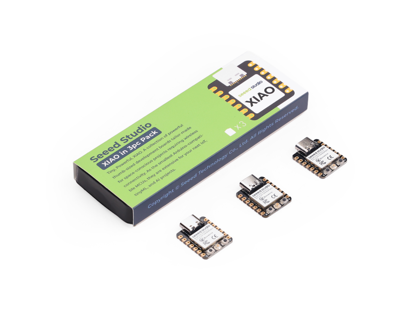 3 шт. в упаковке XIAO ESP32C3  – обзор и цена Doit Esp32