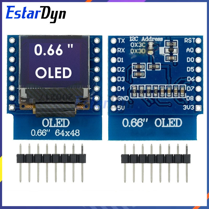 ЖК-дисплей с OLED-экраном 0,66 – обзор и цена Wemos D1 Mini