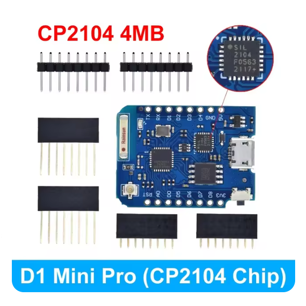 Модуль для разработки на базе  – обзор и цена D1 Mini Pro