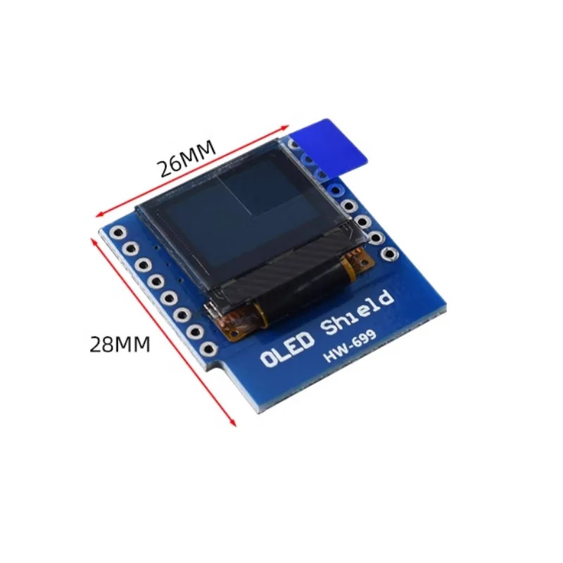 0,66-дюймовый OLED-дисплейный  – обзор и цена Wemos D1 Mini