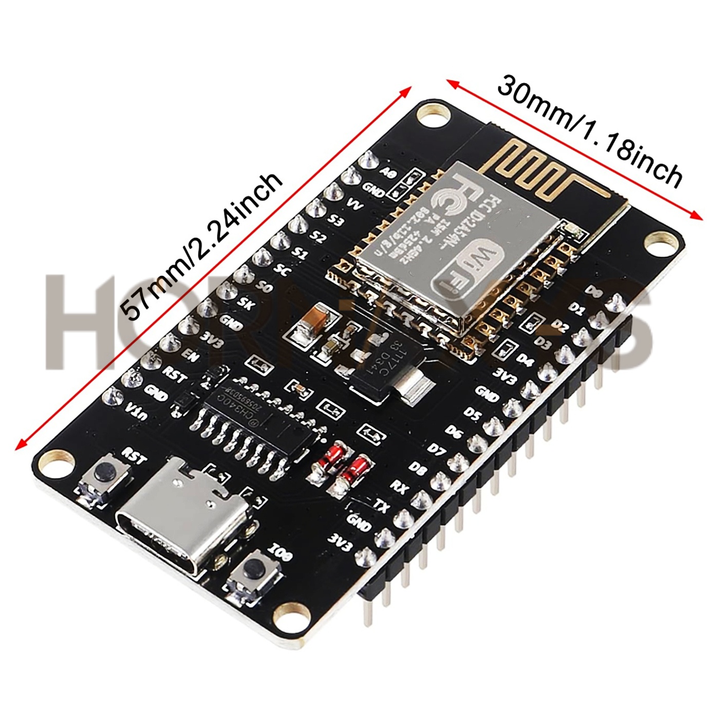 1-10 шт./ESP8266 NodeMCU LUA C – обзор и цена Nodemcuv2