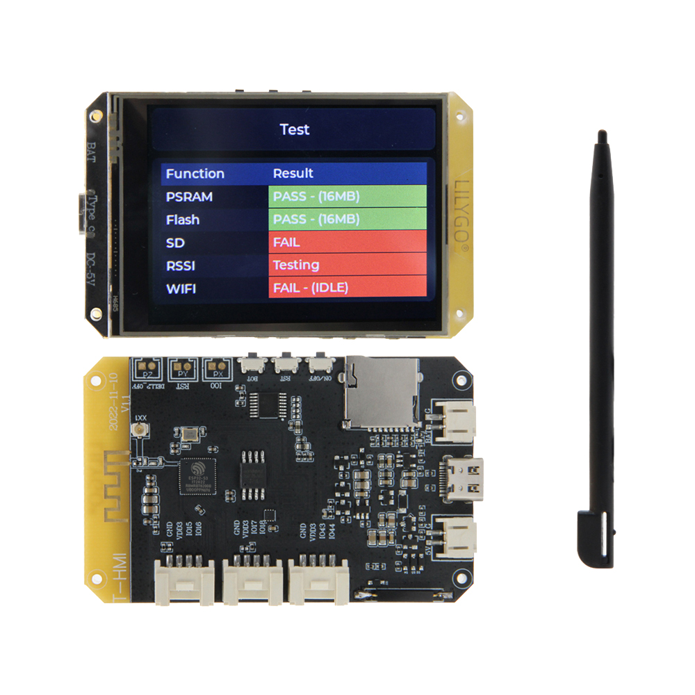 Плата разработки TTGO T-HMI ES – обзор и цена Ttgo Tdisplay
