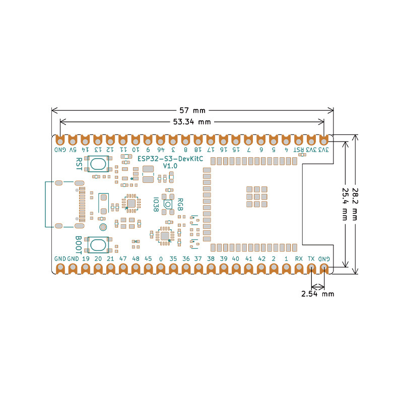 Плата разработки ESP32 S3 Core – обзор и цена Esp32 S3 Devkitc 1
