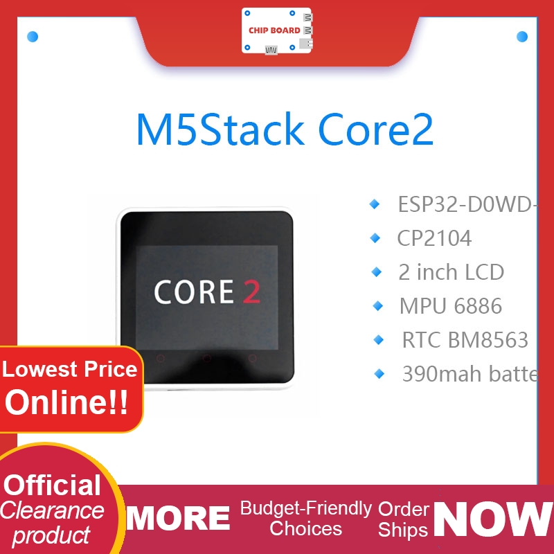 Комплект для разработки IoT M5 – обзор и цена M5Stack Core2