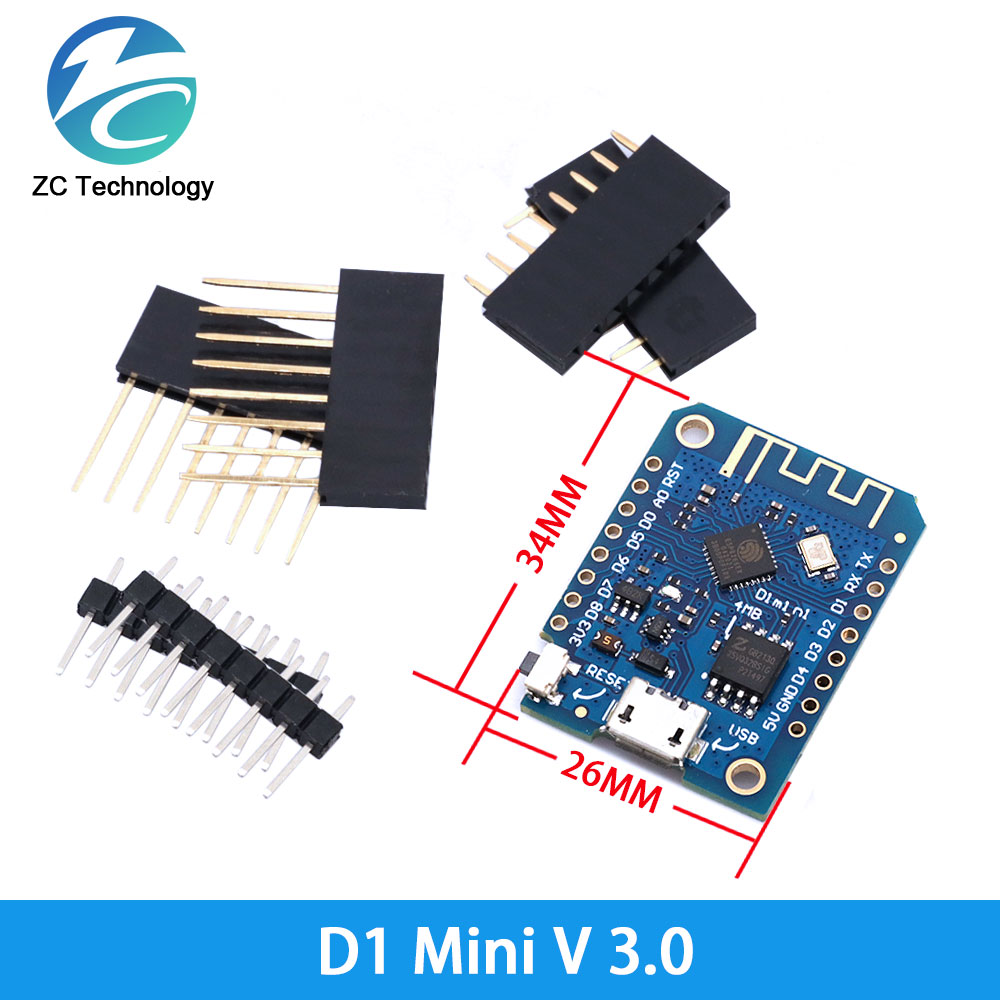D1 Mini ESP8266 ESP-12F CH340G – обзор и цена Wemos D1 Mini