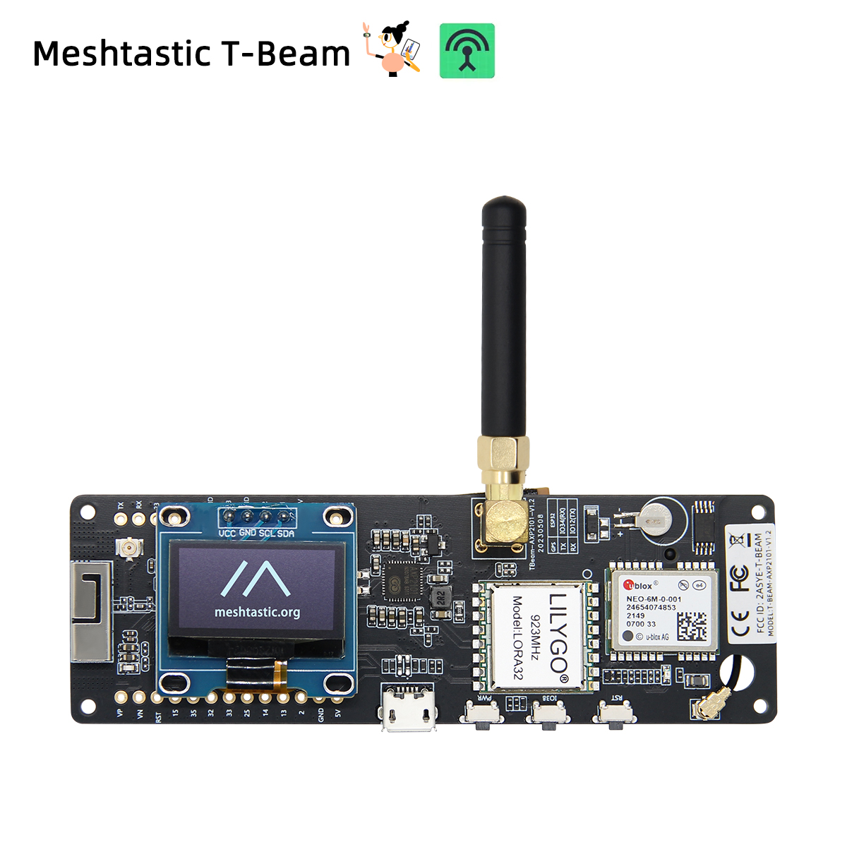 LILYGO® TTGO Meshtastic T-Beam – обзор и цена Ttgo Tdisplay